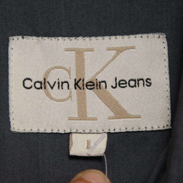 Calvin Klein Jeans Giacca di Jeans Blu Taglia L Donna Deadstock w/Tags