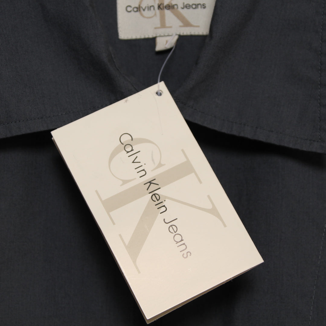 Calvin Klein Jeans Giacca di Jeans Blu Taglia L Donna Deadstock w/Tags