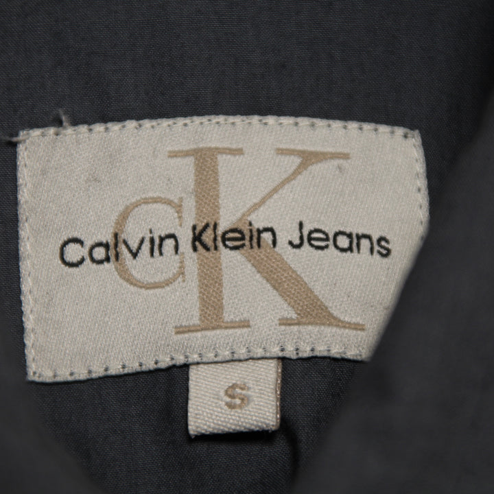 Calvin Klein Jeans Giacca di Jeans Blu Taglia S Unisex Deadstock w/Tags