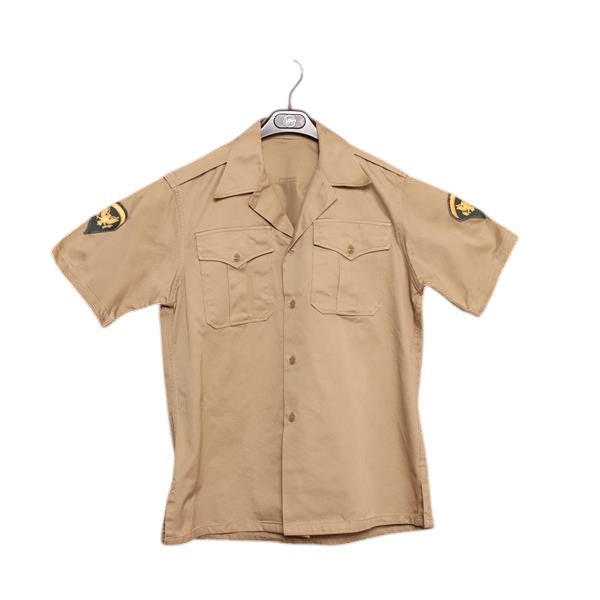 Camicia militare beige taglia M uomo