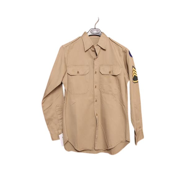 Camicia militare beige taglia M uomo