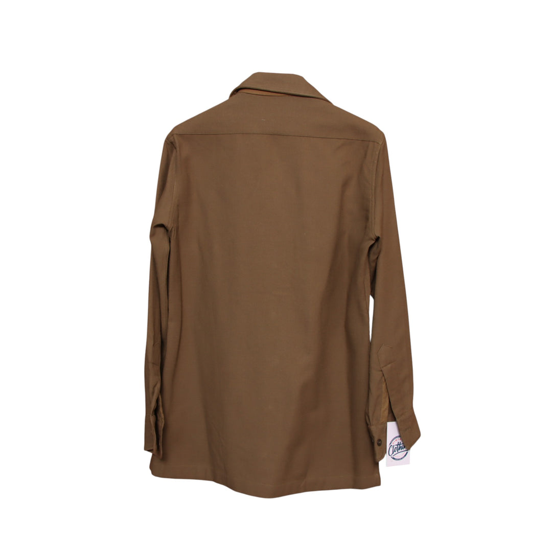 Camicia militare verde taglia 14-32 uomo