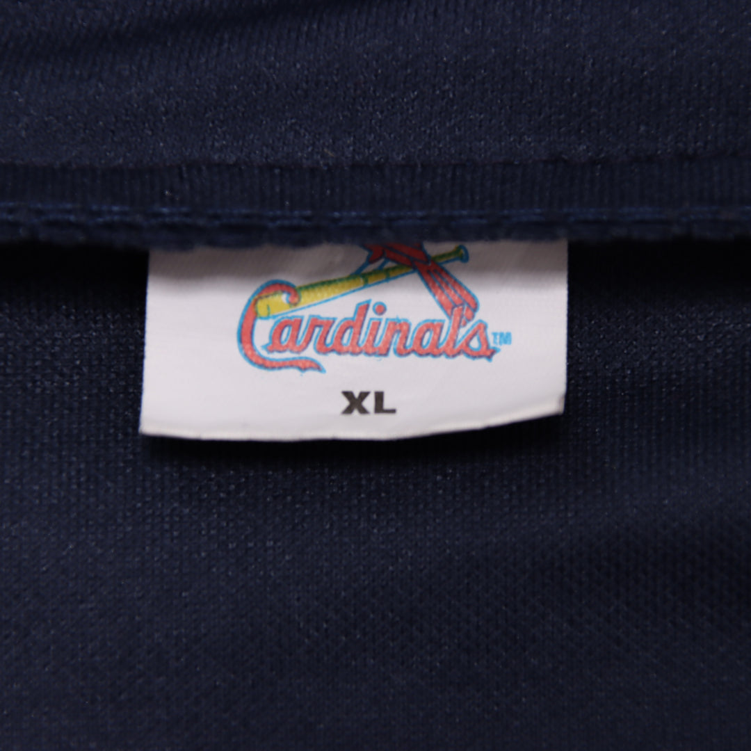 Cardinals T-Shirt da Baseball Vintage Rossa e Blu Taglia XL Uomo