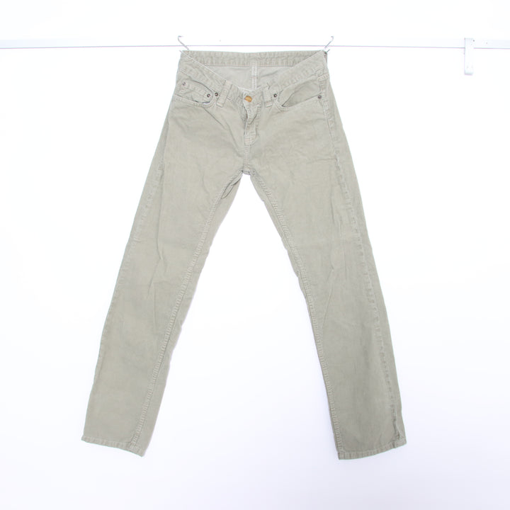 Carhartt Jeans in Velluto Grigio W27 L32 Donna