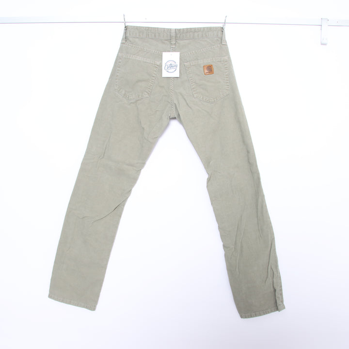 Carhartt Jeans in Velluto Grigio W27 L32 Donna