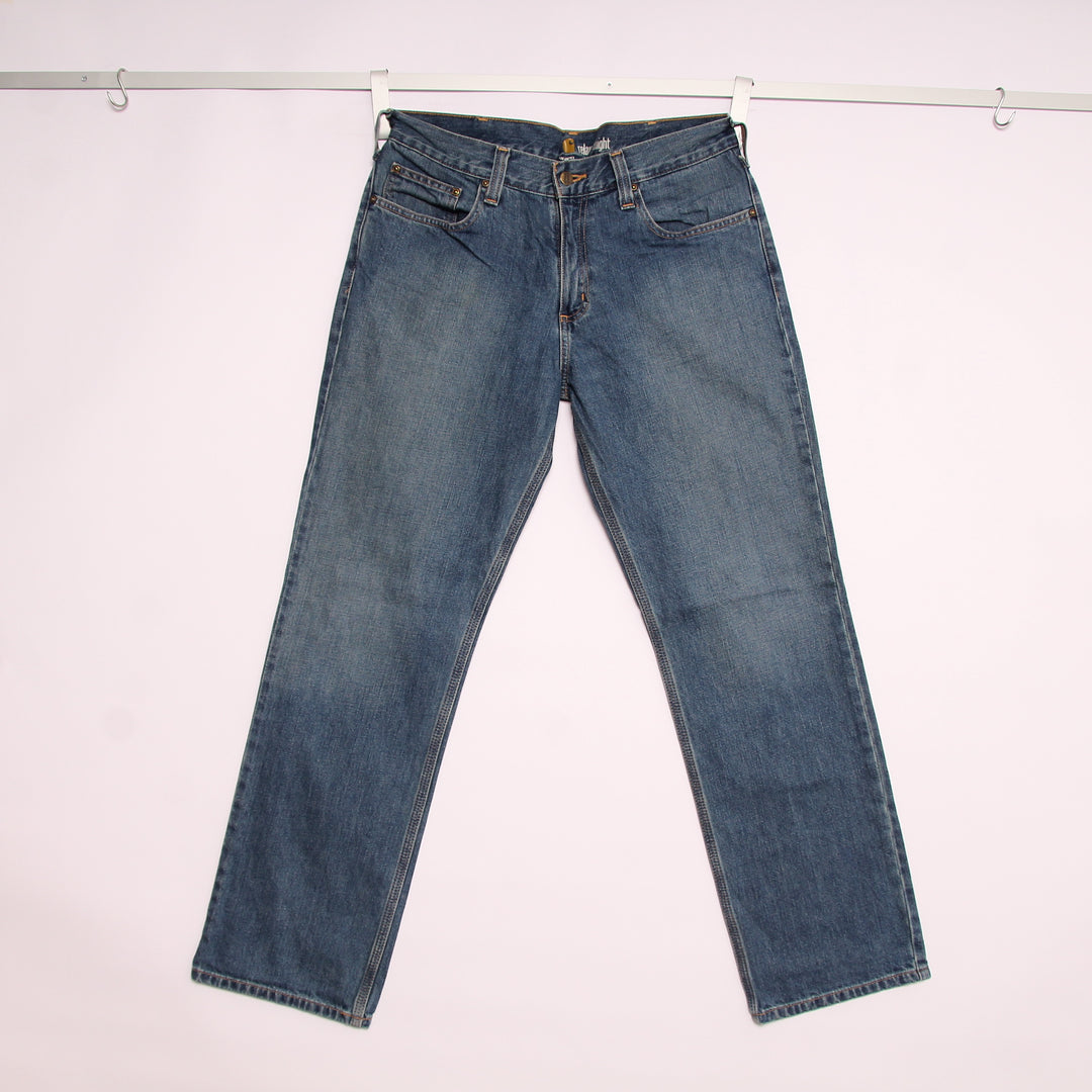 Carhartt Relaxed Straight Jeans Denim W34 L32 Uomo