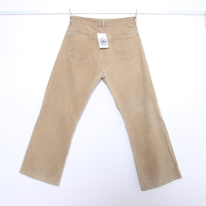 Carhartt Urban Pant Jeans in Velluto Marrone W29 L32 Donna