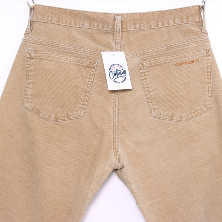 Carhartt Urban Pant Jeans in Velluto Marrone W29 L32 Donna