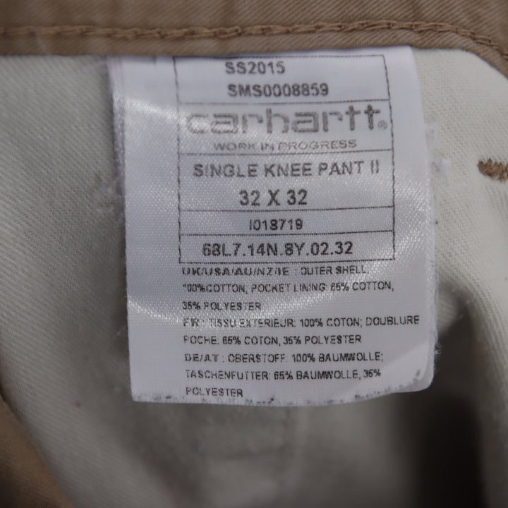 Carhartt W32 L32 jeans work beige da uomo