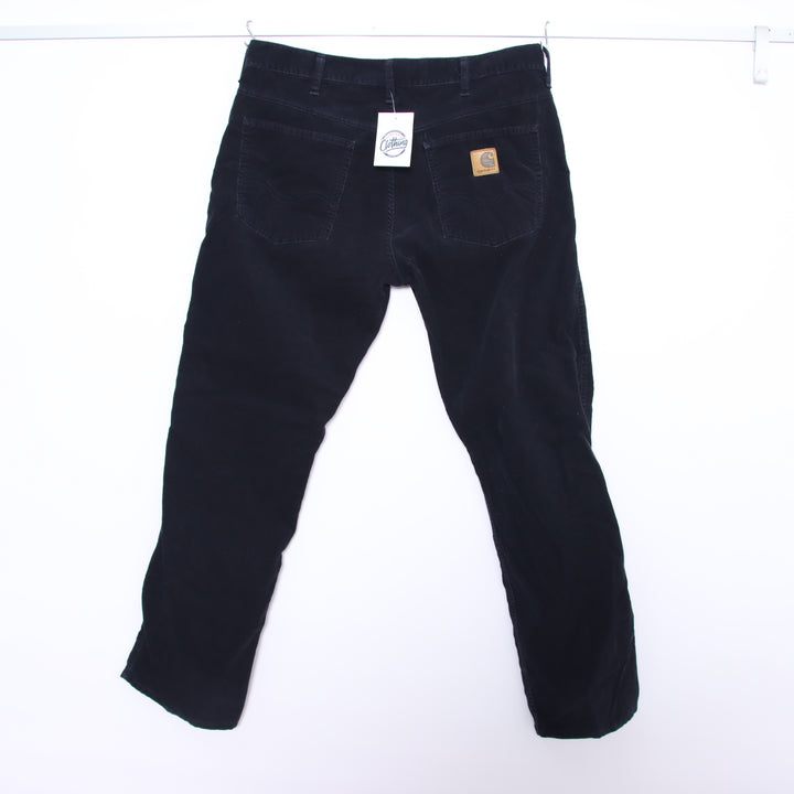 Carhartt Western Pant Jeans in Velluto Blu W34 L34 Unisex