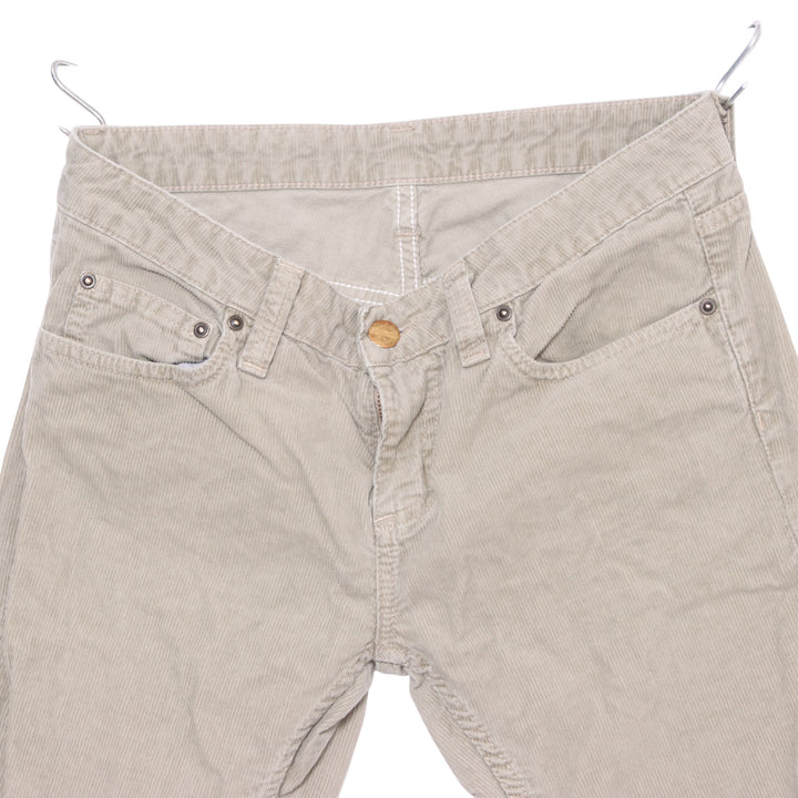Carhartt Jeans in Velluto Grigio W27 L32 Donna