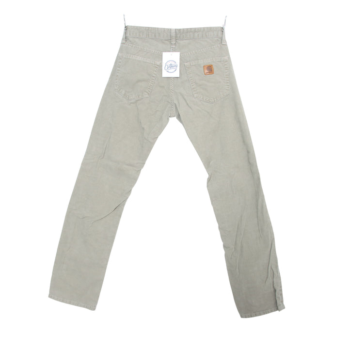 Carhartt Jeans in Velluto Grigio W27 L32 Donna