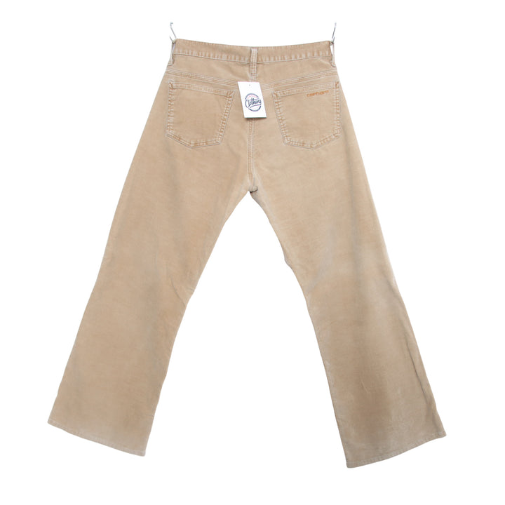 Carhartt Urban Pant Jeans in Velluto Marrone W29 L32 Donna