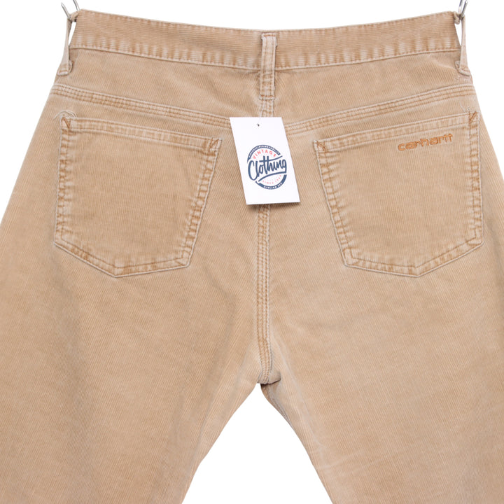 Carhartt Urban Pant Jeans in Velluto Marrone W29 L32 Donna