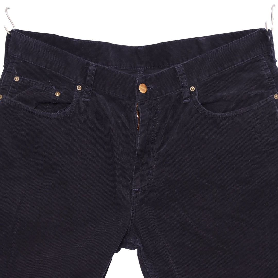 Carhartt Western Pant Jeans in Velluto Blu W34 L34 Unisex