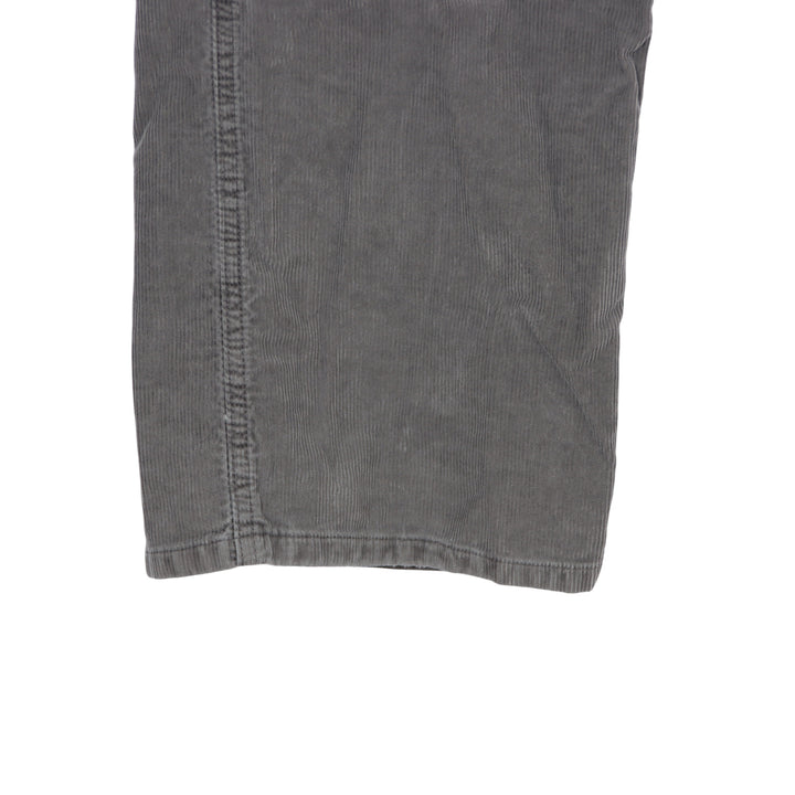 Carhartt Western Pant Jeans in Velluto Grigio W33 L34 Uomo
