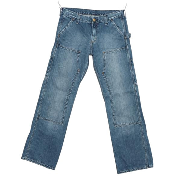 Carhartt double knee pant jeans denim W28 L32 donna