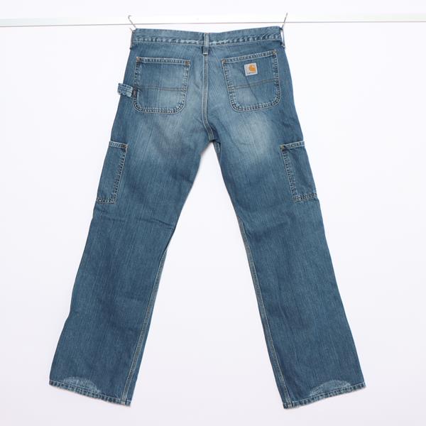 Carhartt double knee pant jeans denim W28 L32 donna