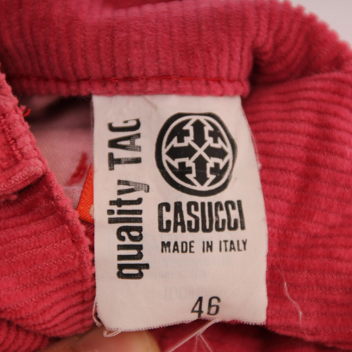 Casucci Mom Fit Jeans in Velluto Rosa Taglia 11 Donna
