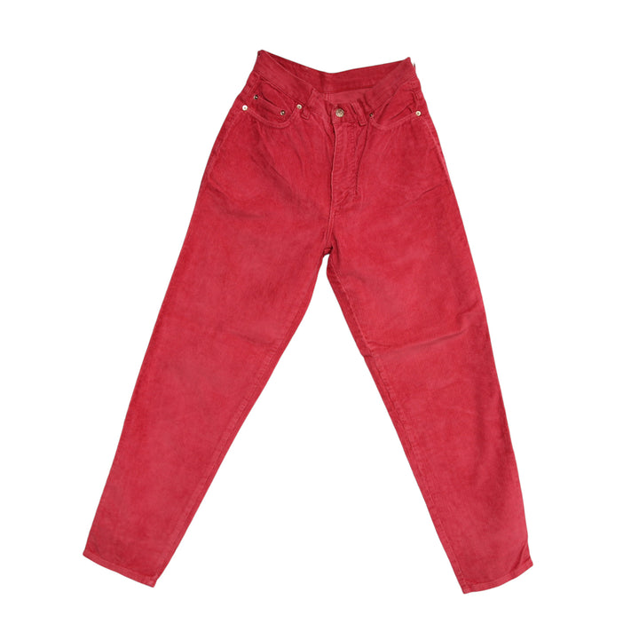 Casucci Mom Fit Jeans in Velluto Rosa Taglia 11 Donna