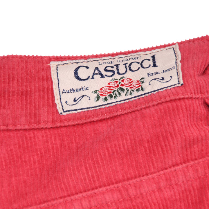 Casucci Mom Fit Jeans in Velluto Rosa Taglia 11 Donna