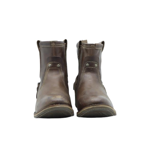 Caterpillar stivaletto bikers marrone in pelle numero 45 uomo