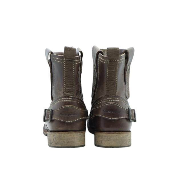 Caterpillar stivaletto bikers marrone in pelle numero 45 uomo