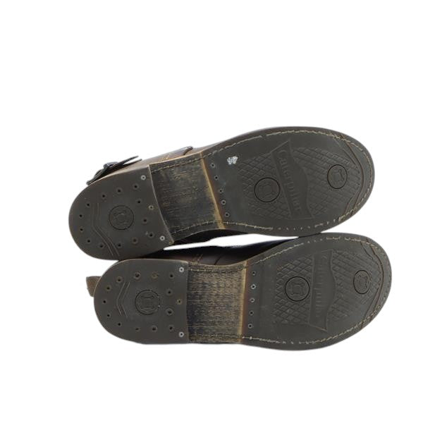 Caterpillar stivaletto bikers marrone in pelle numero 45 uomo