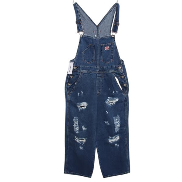 Cavaricci salopette di jeans custom denim taglia S donna