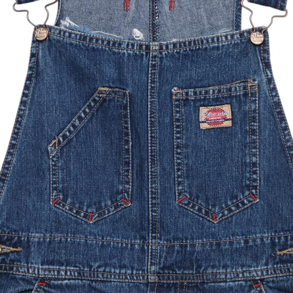 Cavaricci salopette di jeans custom denim taglia S donna