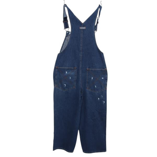 Cavaricci salopette di jeans custom denim taglia S donna
