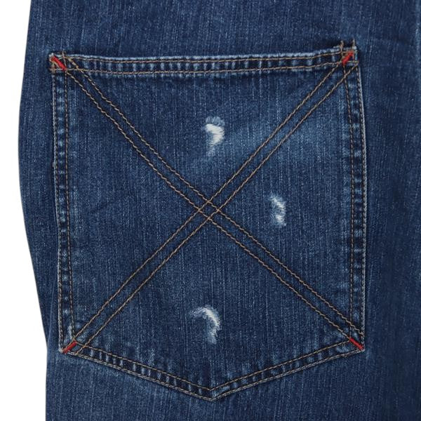 Cavaricci salopette di jeans custom denim taglia S donna