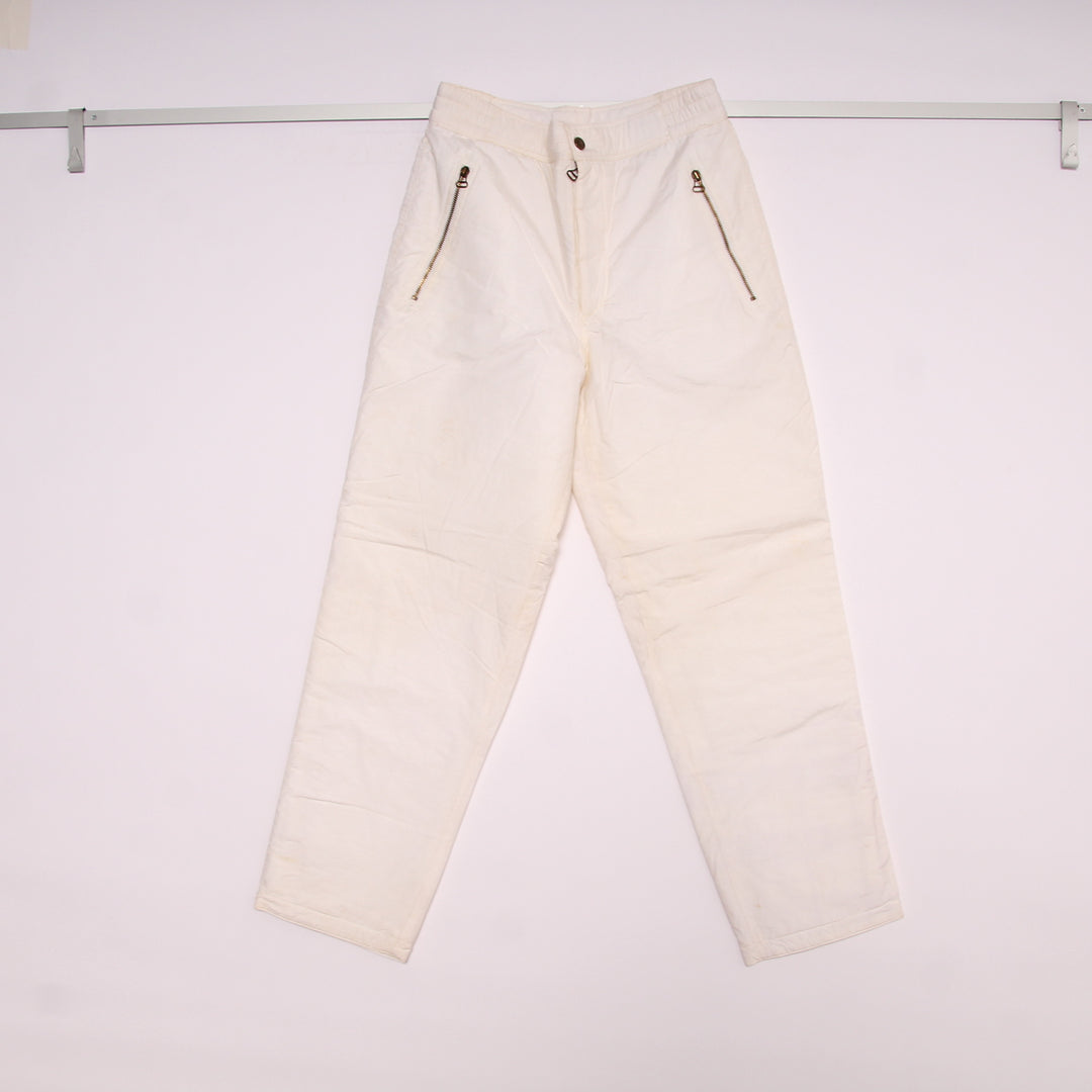 Cerruti 1881 Pantalone Imbottito Bianco Taglia 46 Unisex