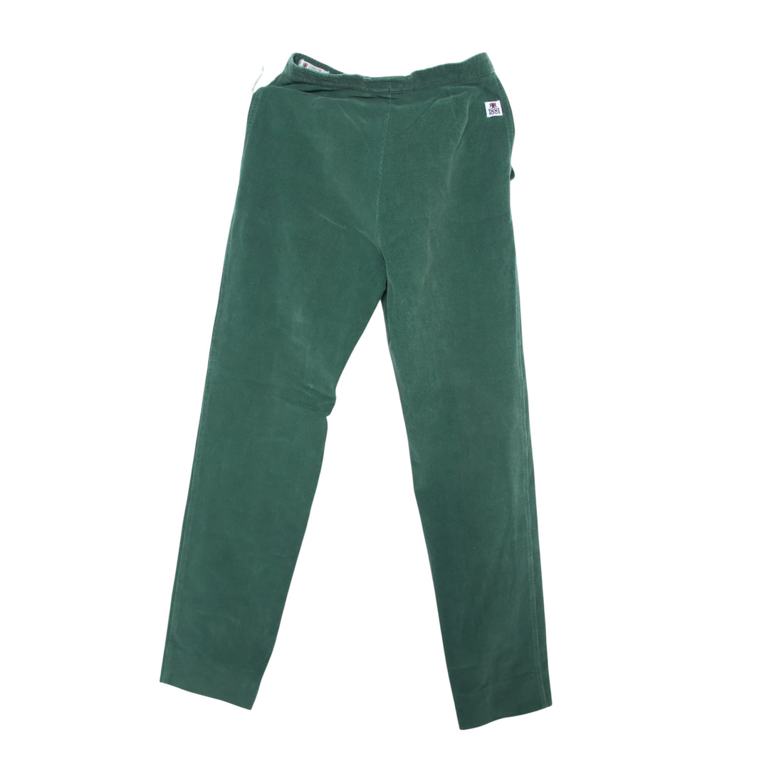 Cerruti 1881 Jeans in Velluto Verde Taglia 42 Donna