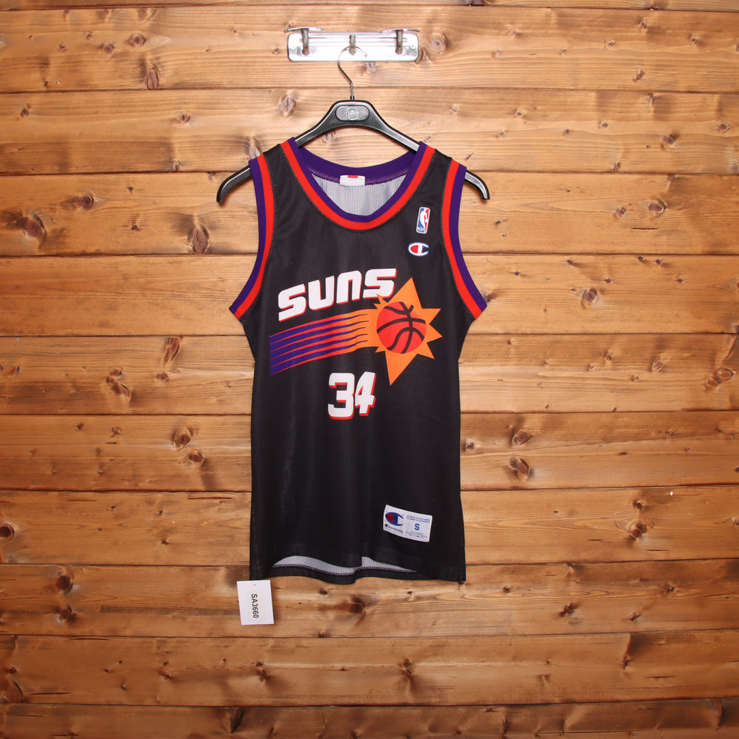 Champion Phoenix Suns Barkley Maglia da Basket Nera Taglia S Uomo