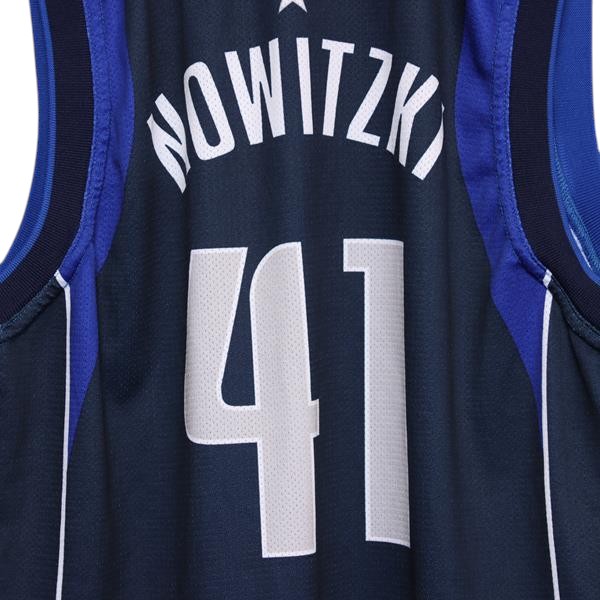 Champion Dallas Mavericks Nowitzki canotta da basket vintage blu taglia M uomo