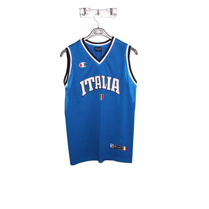 Champion Nazionale Italia Maglia da Basket Blu Taglia S Uomo