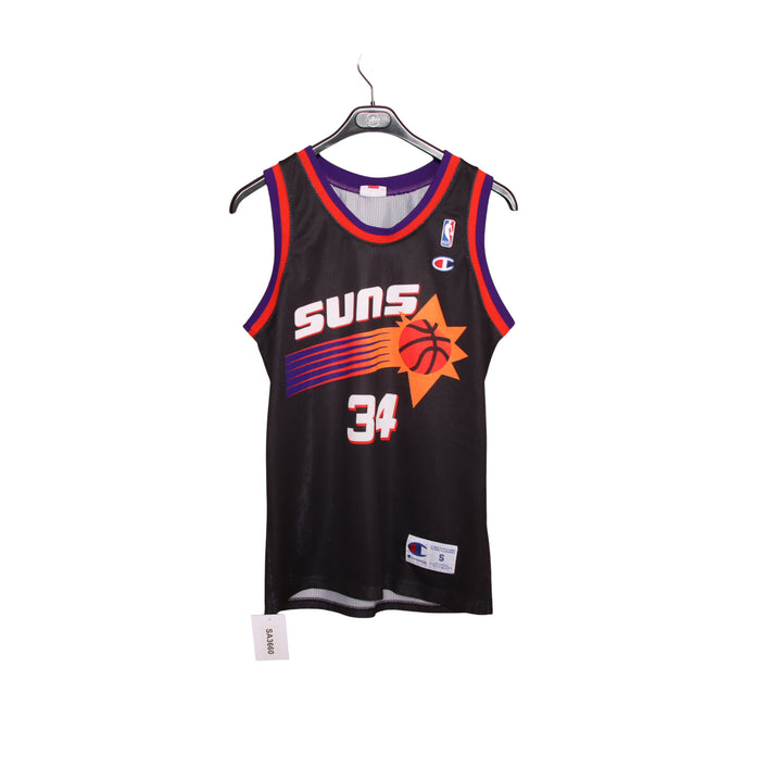 Champion Phoenix Suns Barkley Maglia da Basket Nera Taglia S Uomo
