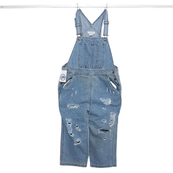 Cherokee salopette di jeans custom denim taglia S unisex