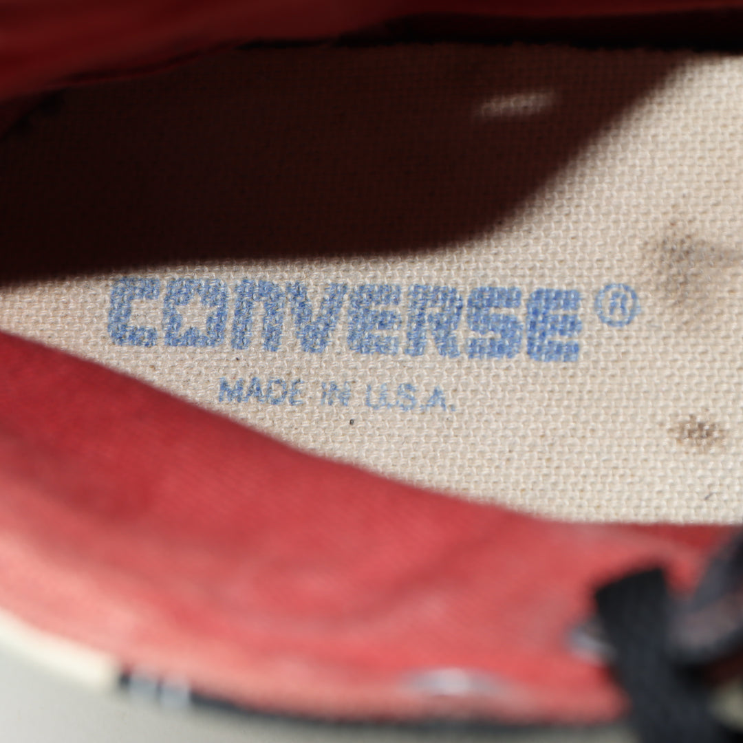 Converse All Star Scarpe Alte Nere US 6.5 Uomo Made in USA