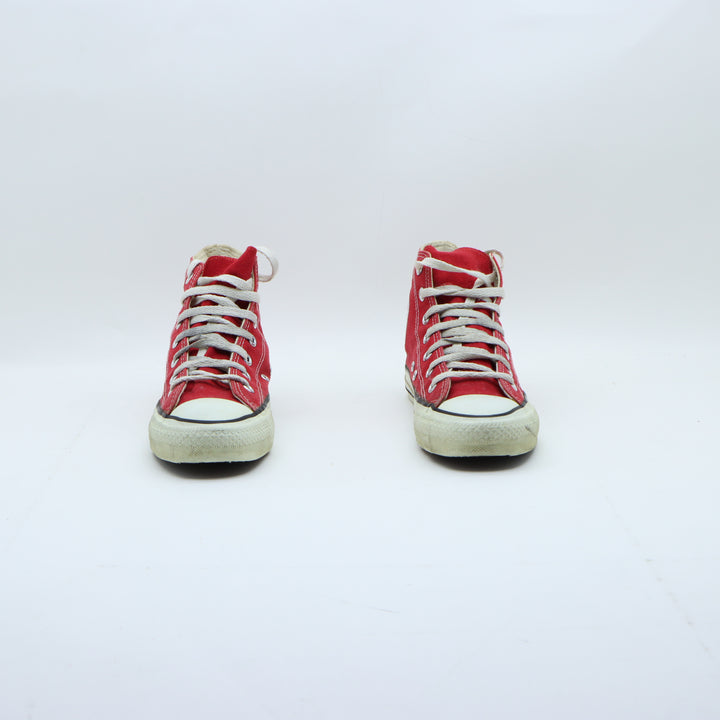 Converse All Star Scarpe Alte Rosse US 6 Uomo Made in USA