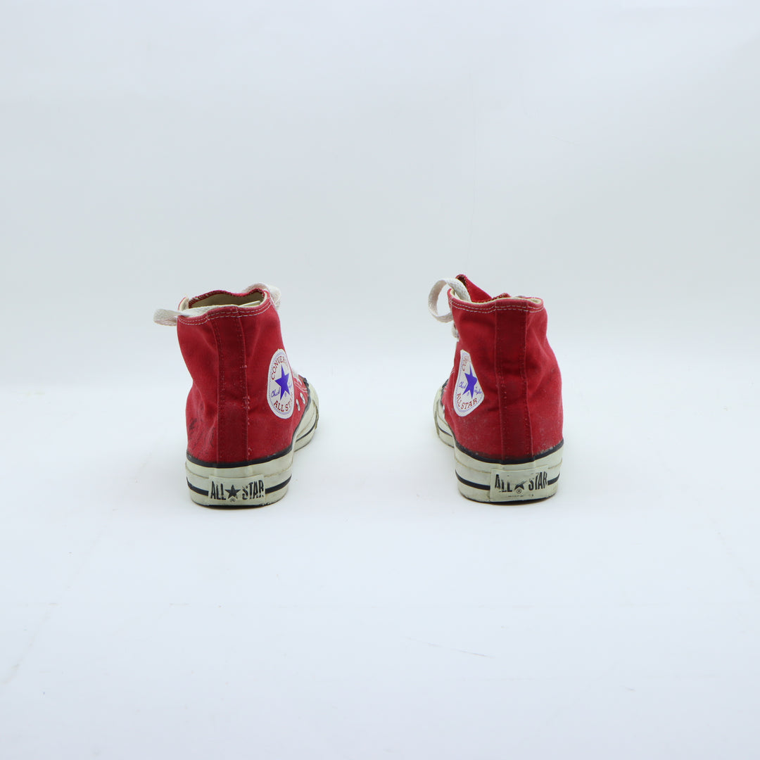 Converse All Star Scarpe Alte Rosse US 6 Uomo Made in USA