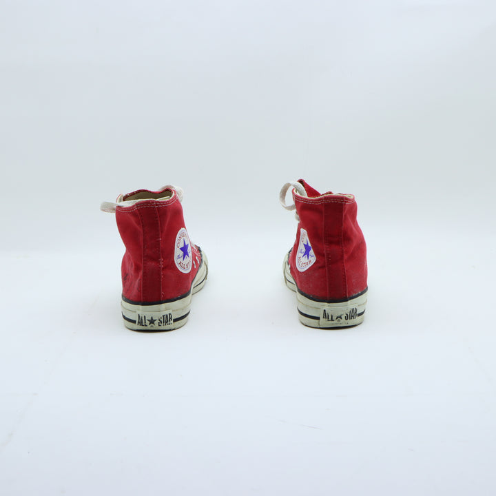 Converse All Star Scarpe Alte Rosse US 6 Uomo Made in USA