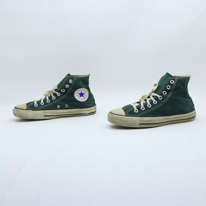 Converse All Star Scarpe Alte Verdi US 6.5 Uomo Made in USA
