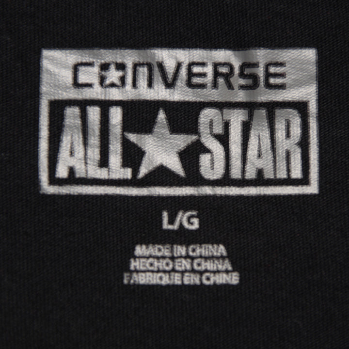 Converse All Star T-Shirt Nera Taglia L Unisex