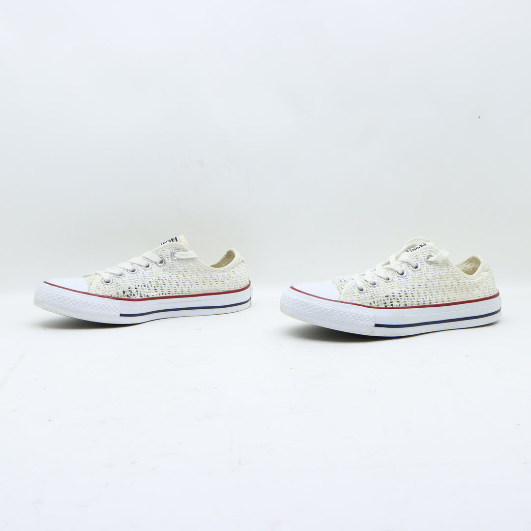 Converse Scarpa Bassa Bianca Numero 37 Donna