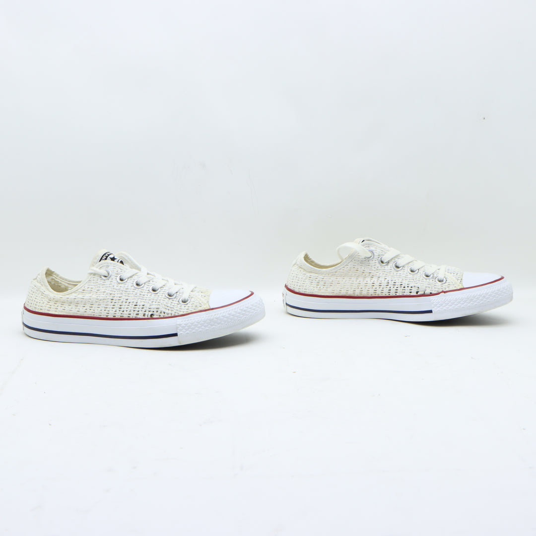 Converse Scarpa Bassa Bianca Numero 37 Donna