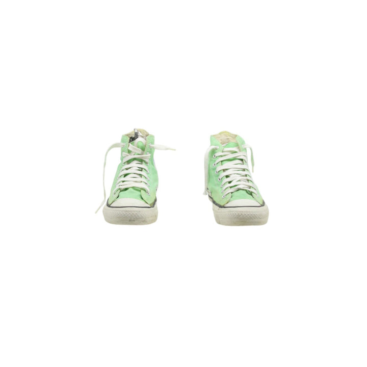 Converse All Star Made in USA Alte Col. Verde US 8.5 scarpe vintage
