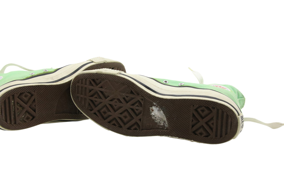 Converse All Star Made in USA Alte Col. Verde US 8.5 scarpe vintage
