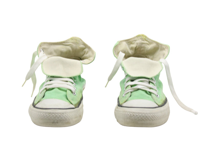 Converse All Star Made in USA Alte Col. Verde US 8.5 scarpe vintage